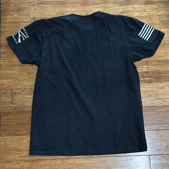 Grunt Style Men's "Size Matters" Black Bullets Beer Military Graphic T-Shirt, XL - Picture 3 of 7